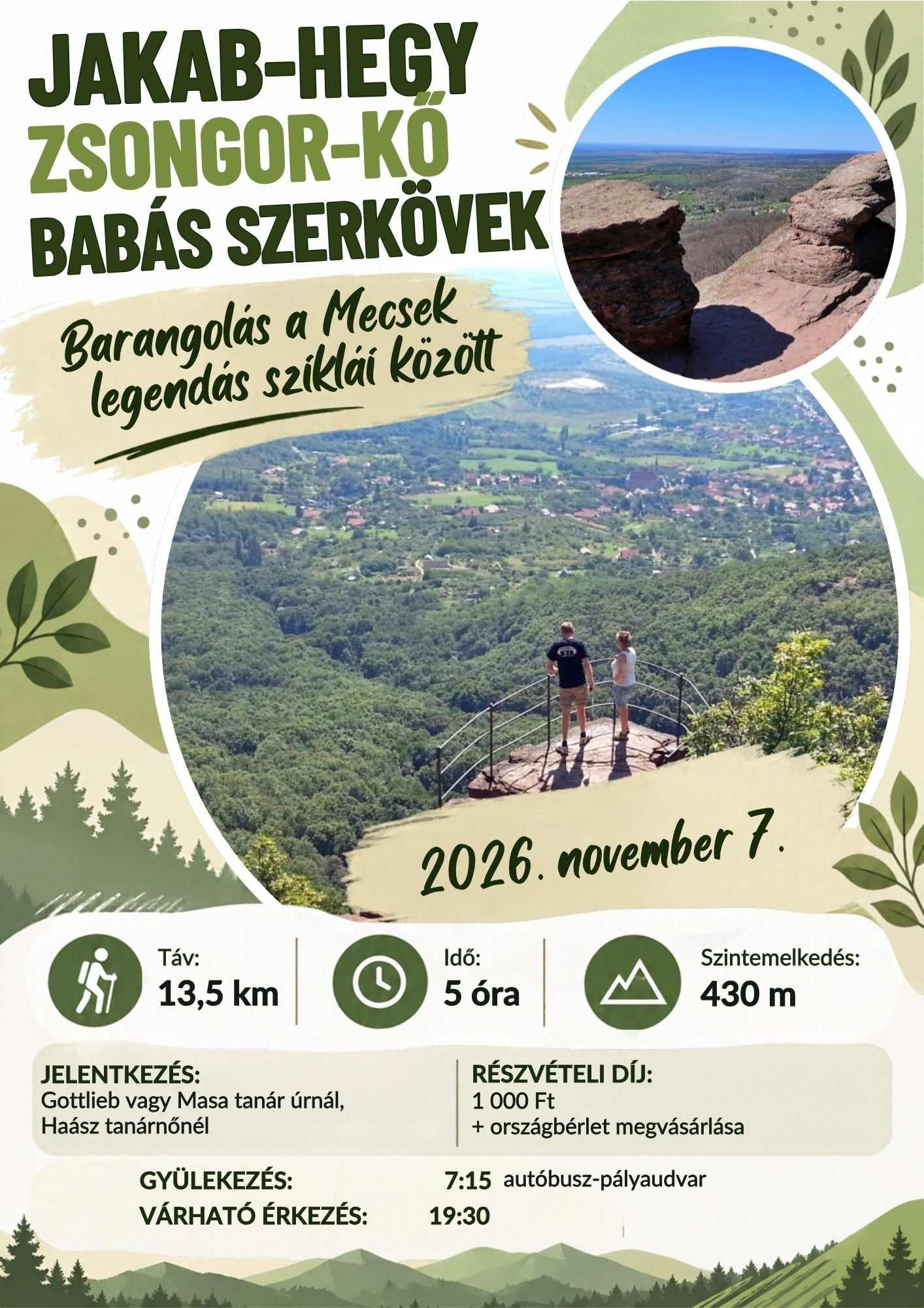 Túrázz velünk!